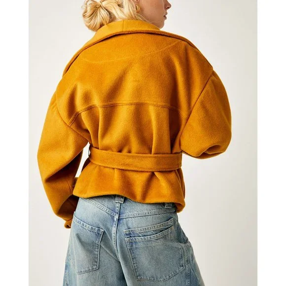 🎉LAST CHANCE🎉 FREE PEOPLE Mina Jacket / Narcissus - Picture 4 of 6